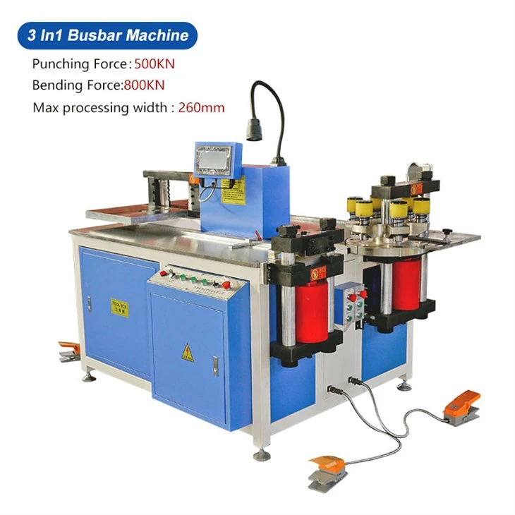 Multifunctional 3 In 1 Busbar Processing Machine